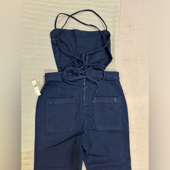 Pilcro Open-Back Denim Jumpsuit - Picture 7 of 9